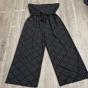 Elegant Black and white Jumpsuit